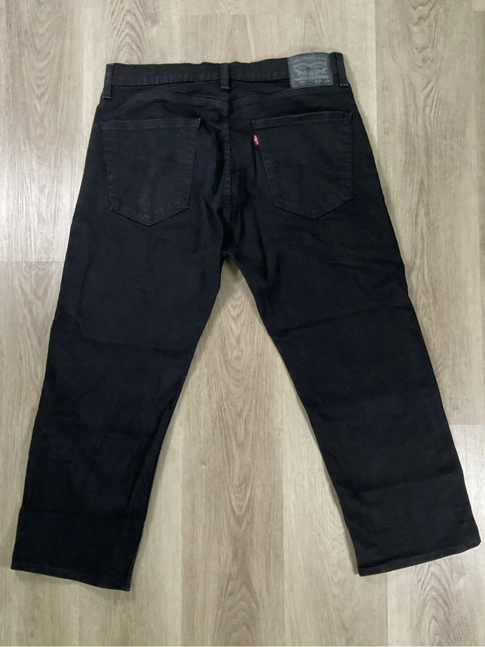 Levi's 505 Men's Black Relaxed Jeans Size 36x34 (Tailored)